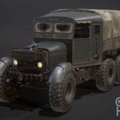 3D model Scammell Pioneer Truck PBR