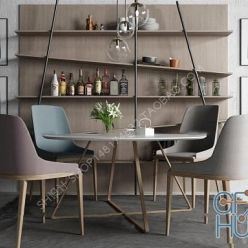 3D model Dining Room Interior 09