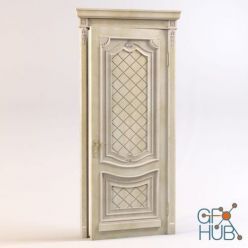 3D model Beige classic door