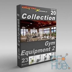 3D model DigitalXModels – Volume 20 – Gym Equipment 2