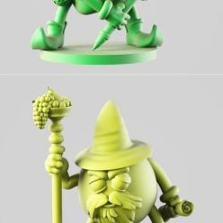 3D model Raspaladin, Clericapple, Lemage – 3D Print