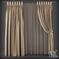 3D model Curtains 215 (max, fbx)