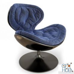 3D model Velvet Arm chair