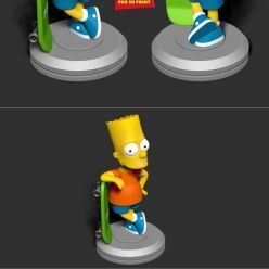 3D model Bart Skateboarding – 3D Print