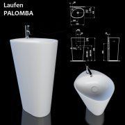 3D model Modern sinks Laufen Palomba