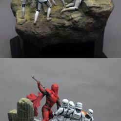 3D model ﻿Star Wars Crimson Empire Kir Kanos – 3D Print