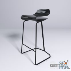 3D model Kristalia Bar Chair