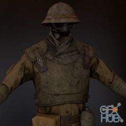 3D model NCR Trooper PBR