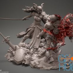 3D model Swordmaster