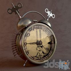 3D model Alarm Clock Steampunk