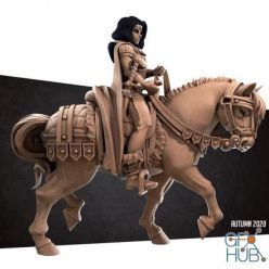 3D model Victoria, the Beast Hunter by Bite the Bullet – 3D Print