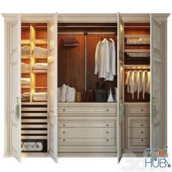 3D model Lanpas wardrobe (Fiesole)