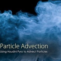 3D model MaxDepth – Houdini Particle Advection with Pyro