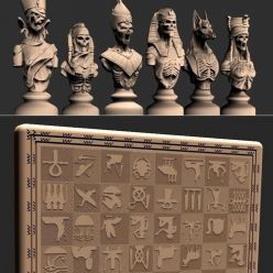 3D model Egyptian Chess – 3D Print