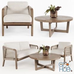 3D model Outdoor Furniture w001