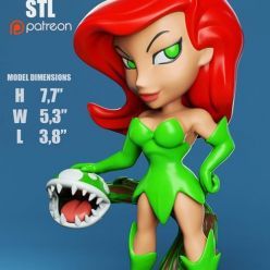 3D model Poison Ivy Chibi – 3D Print