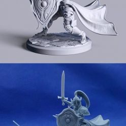 3D model Ren Zorener The Brave – 3D Print