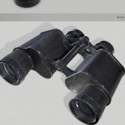 3D model Tasco model 310 binoculars PBR