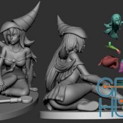 3D model Dark Magician Girl T2 – 3D Print