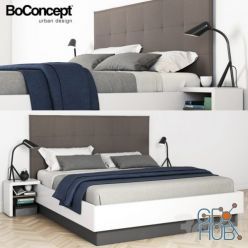 3D model Boconcept Lugano Bed (max, fbx)