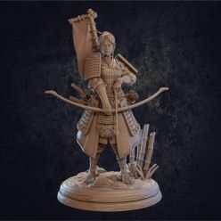 3D model Sakura Female Archer – 3D Print