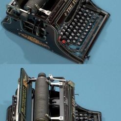 3D model Typewriter Fox PBR