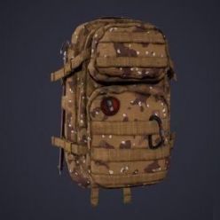 3D model PBR Military Backpack