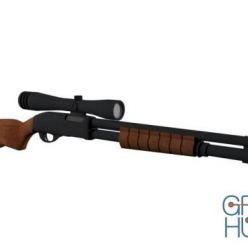 3D model Shotgun Remington 870
