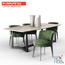 3D model FLEXFORM Table Chais