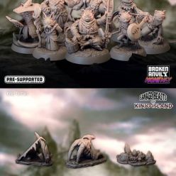 3D model Broken Anvil Miniatures - Savage Beasts Of Kinjo Island March 2022 – 3D Print