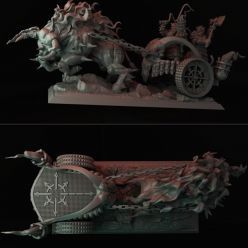 3D model Infernal Dwarves Chariot – 3D Print