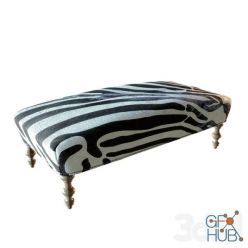 3D model Tilda Bench Ottoman