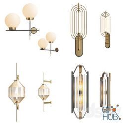 3D model Modern wall lamps collection