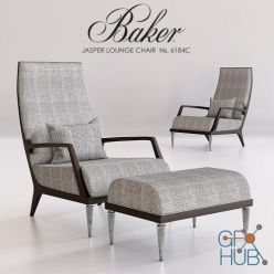 3D model JASPER LOUNGE CHAIR by BAKER