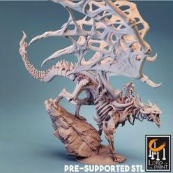 3D model Dracolich Mounted – 3D Print