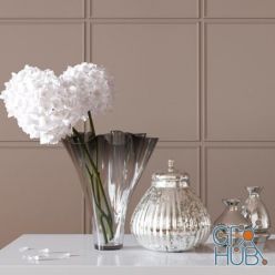 3D model Decor set Kelly Hoppen 3 decorative set