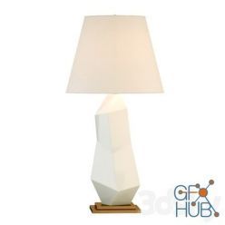 3D model Bayliss Table Lamp with Linen Shade