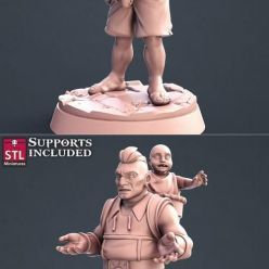 3D model Townsfolks Vol 1 Set – 3D Print