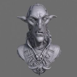 3D model Kamarun the Orc