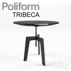 3D model Poliform Tribeca Table Set x 3