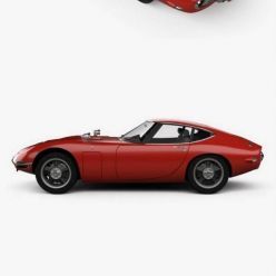 3D model Toyota 2000GT 1969