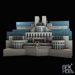 3D model SIS Building in London