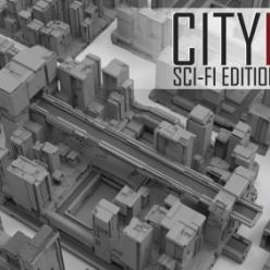 3D model ArtStation Marketplace – CityKit: Sci-Fi Edition Part 2