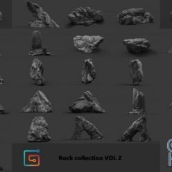 3D model ArtStation Marketplace – Rock Collection Vol 2 – Jungle Rocks