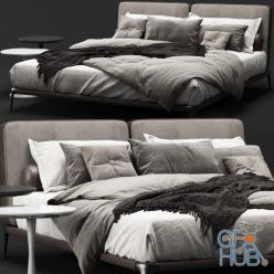 3D model Poliform Park Uno Bed B (Vray)