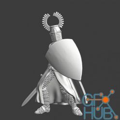 3D model ﻿Medieval Teutonic Grand master – 3D Print