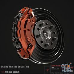 3D model ArtStation Marketplace – RIMS AND TIRES by IIF