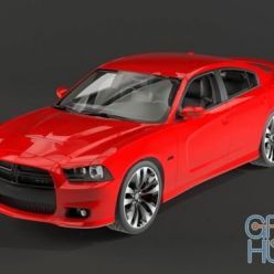 3D model Dodge Charger SRT 8 2012