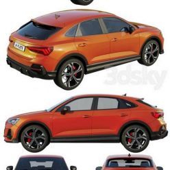 3D model Audi Q3 Sportback 2020