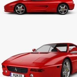 3D model Ferrari F355 F1 Berlinetta 1998 car